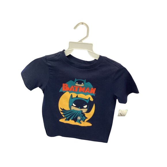 Boys' DC Comics Batman T-Shirt with Mini Funko POP Small - Picture 2 of 3